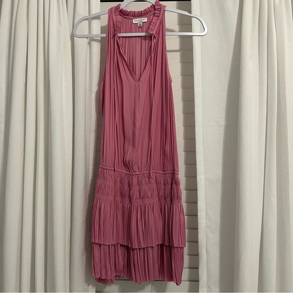 CURRENT AIR Cara Sleeveless Pleated Mini Dress in Pink - Picture 4 of 6